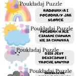 Jaką pogodą jestem dzisiaj - określanie nastroju poprzez pogodę dla dzieci