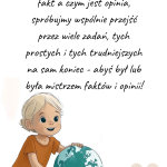 Fakty i opinie zestaw kart pracy