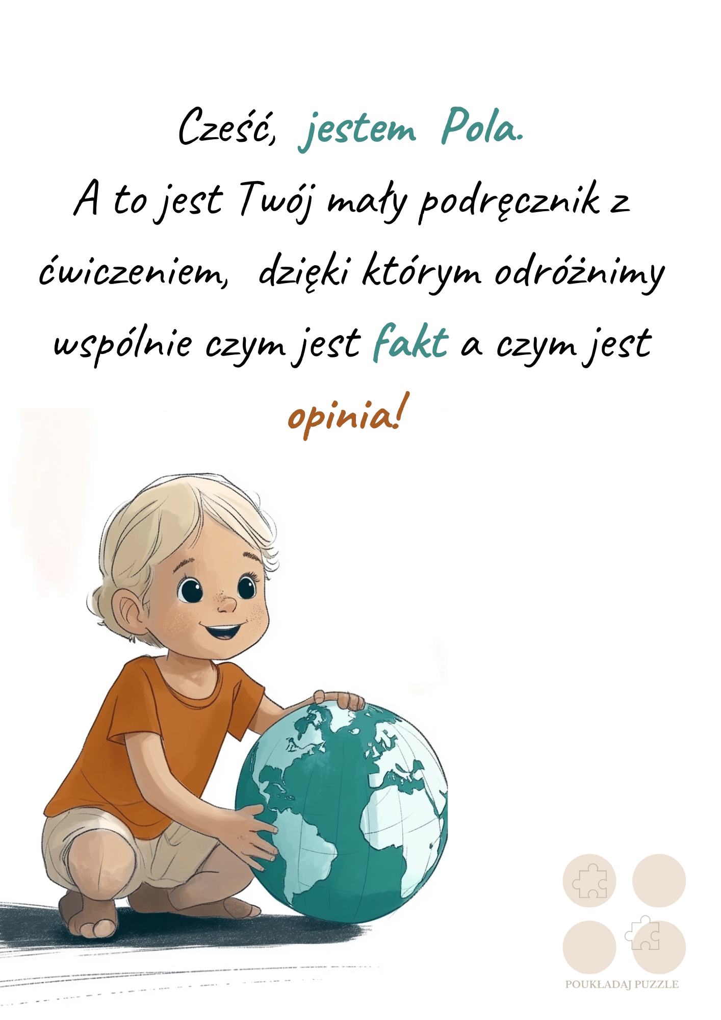 Fakty i opinie zestaw kart pracy