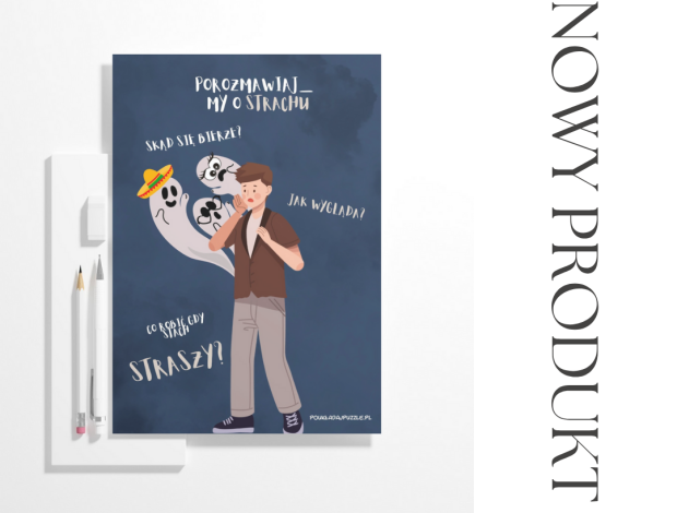 Okładka strach emocja karty pracy